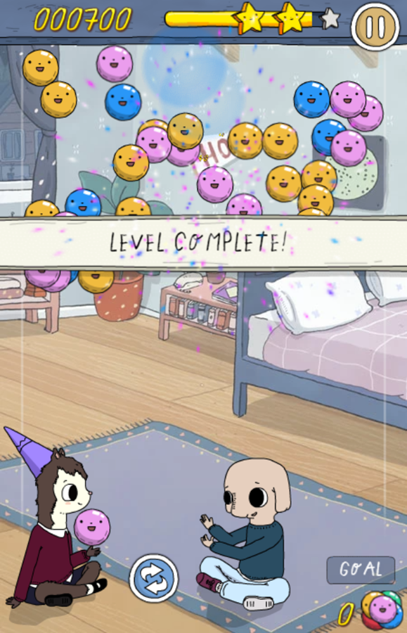 Summer Camp Island Bubble Trouble Game Level Complete Screenshot.