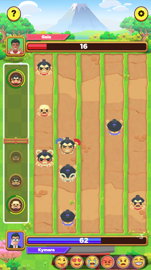 Sumo Push Push Game Screenshot.