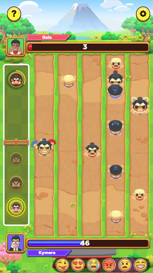 Sumo Push Push Gameplay Screenshot.