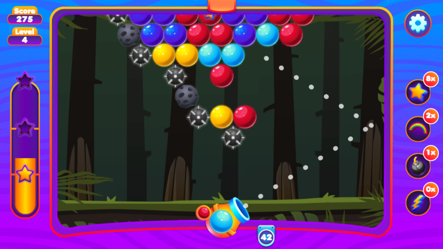 Super Bubble Shooter Game Screenshot.