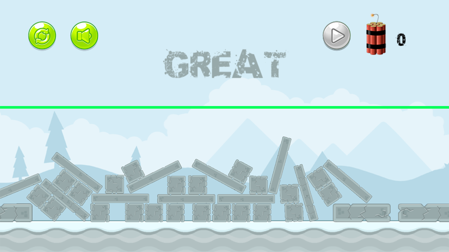 Super Destroyer Level Complete Screenshot.