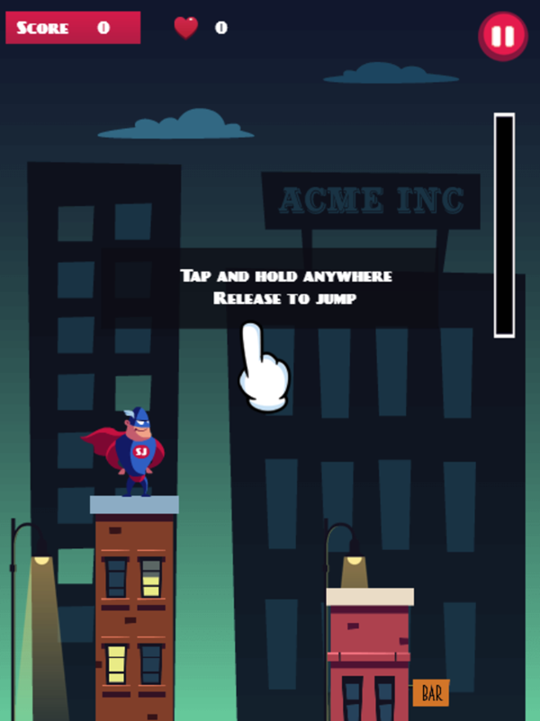 Super Jump Game How To Play Screenshot.