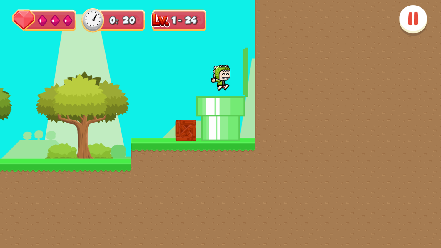 Super Kid Adventure Game Level Complete Screenshot.