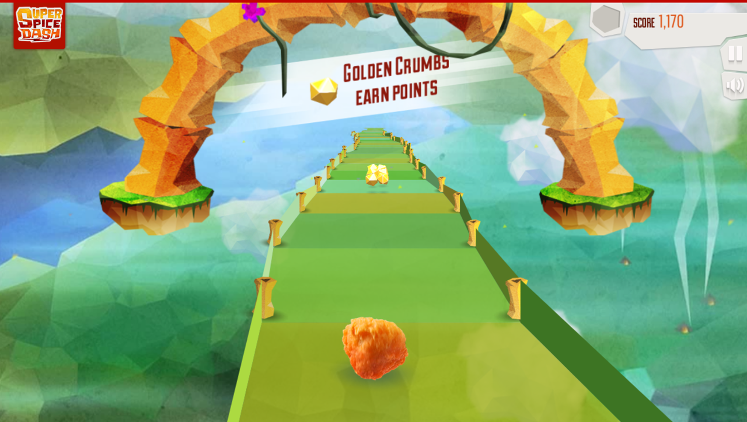 Super Spice Dash Game How To Earn Points Screenshot.