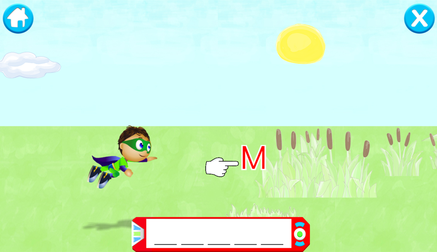 Super Why Saves the Day Game Start Screenshot.