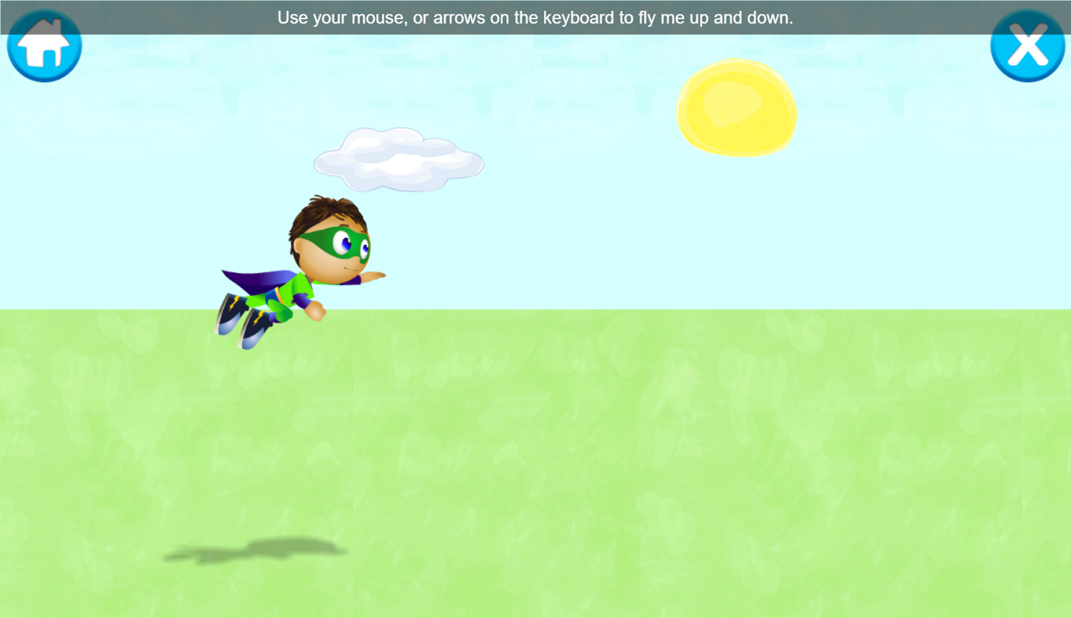 Super Why Saves the Day Game How To Play Screenshot.