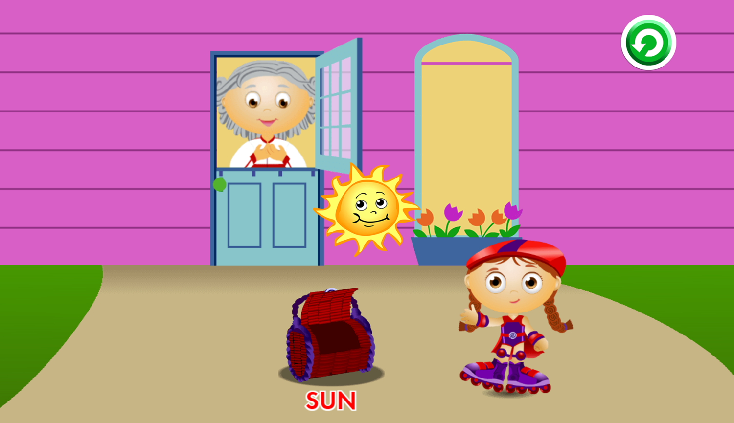 Super Why Wonder Red's Rhyme Racer Game Complete Screenshot.