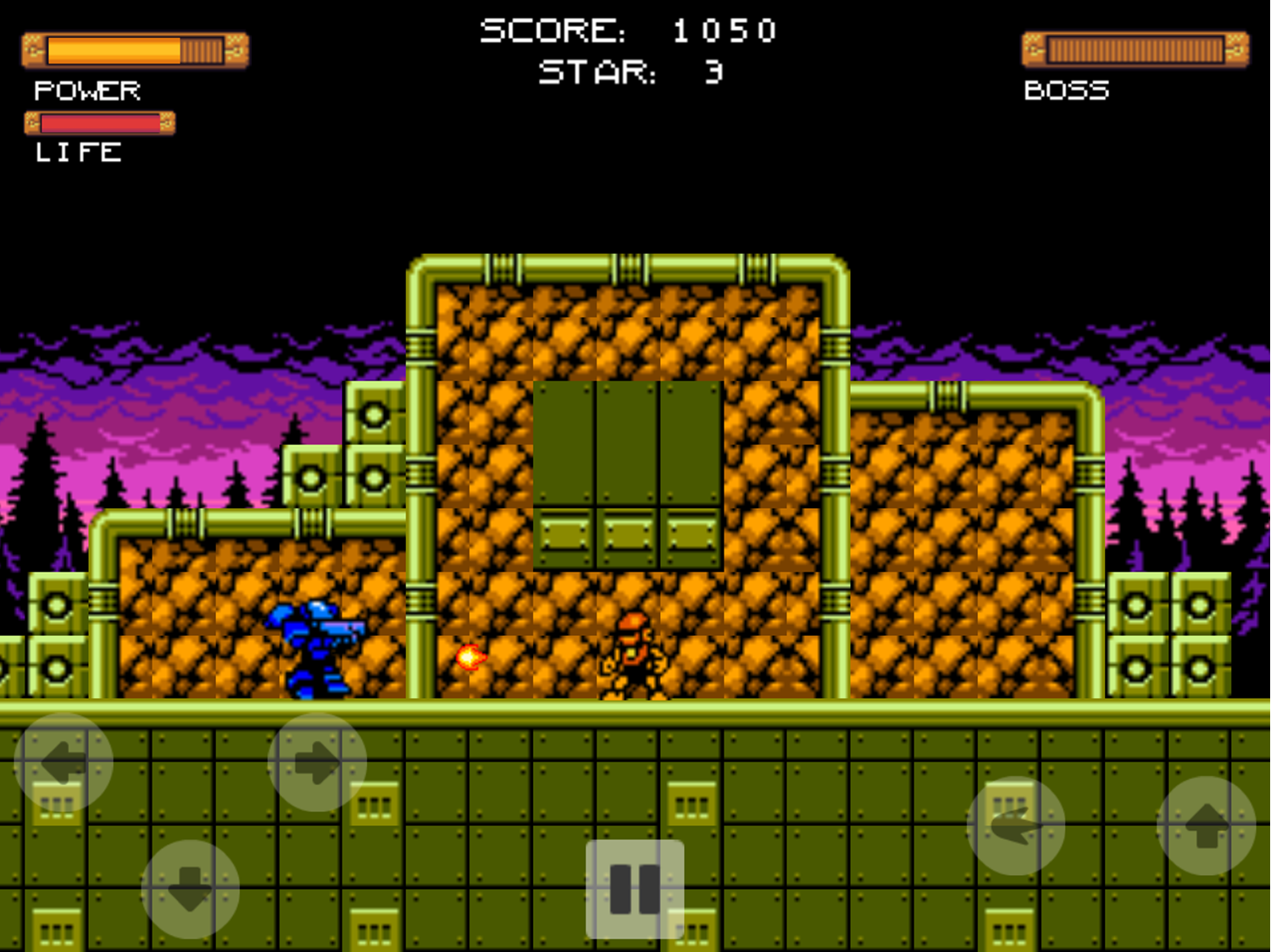 Superbot Game Level Attack Screenshot.