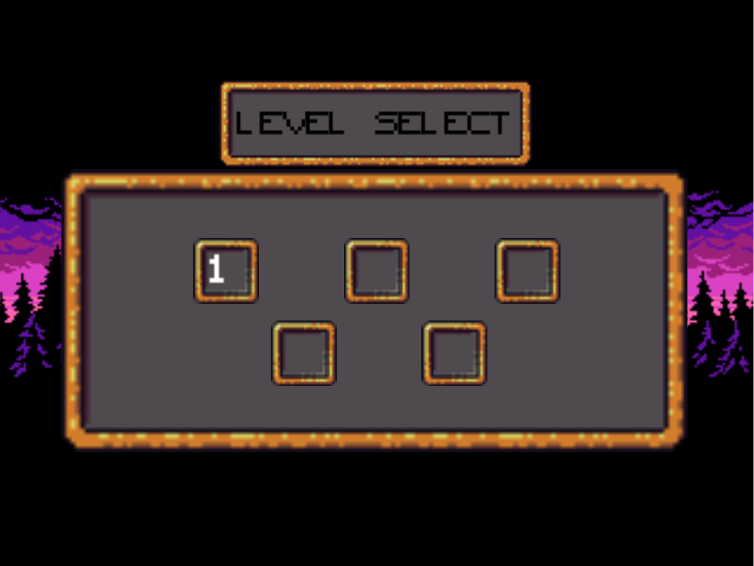 Superbot Game Level Select Screenshot.