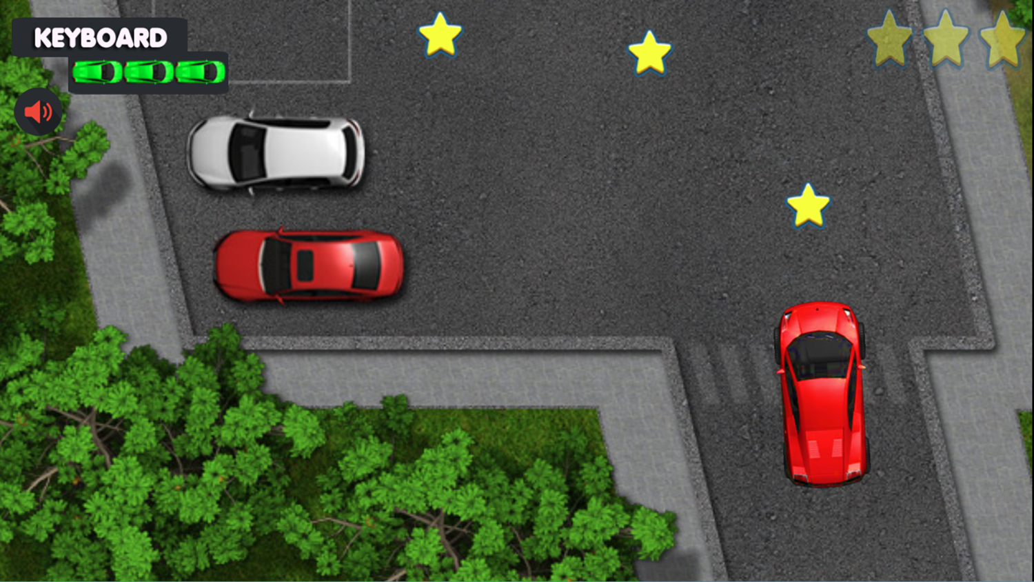 Supercars Parking Game Screenshot.