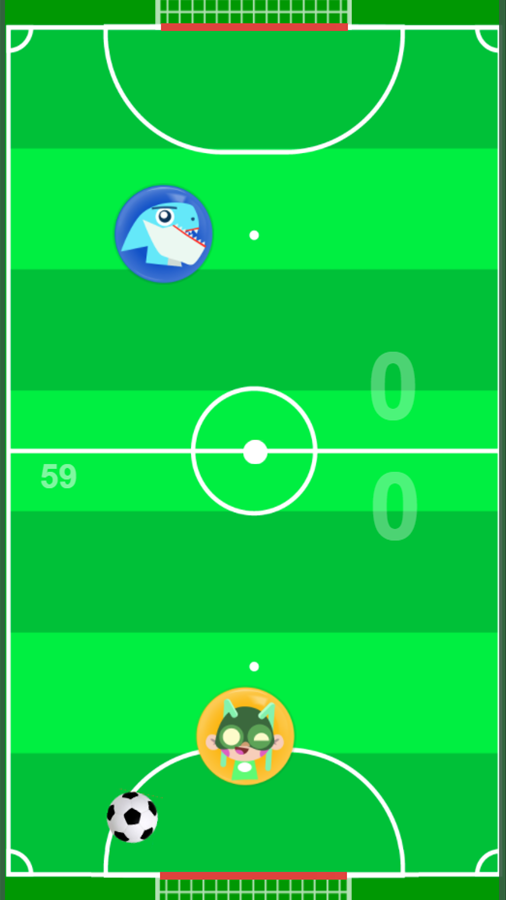 Superfoca Soccer Game Costume Bright Green Field Screenshot.