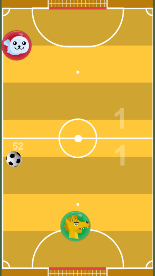 Superfoca Soccer Game Giraffe Yellow Field Screenshot.
