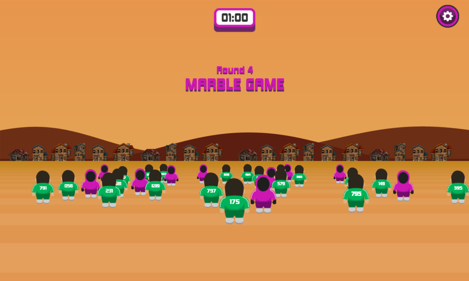 Survival Game Marble Game Screenshot.