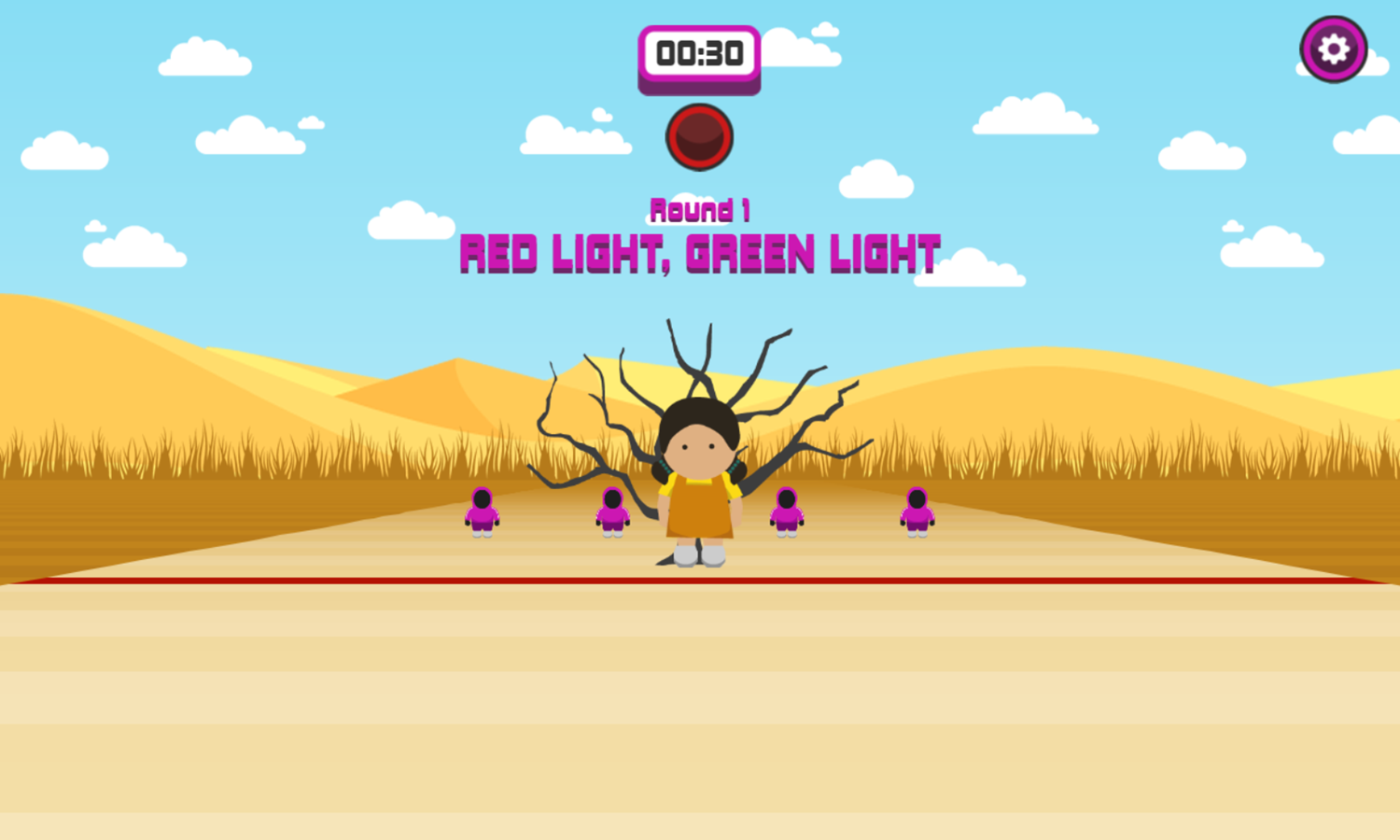 Survival Game Red Light Green Light Screenshot.