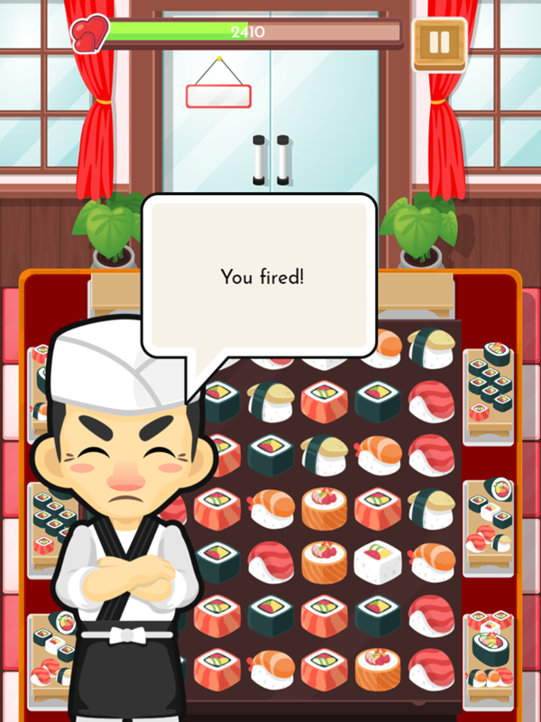 Sushi Chef Game You Fired Screenshot.