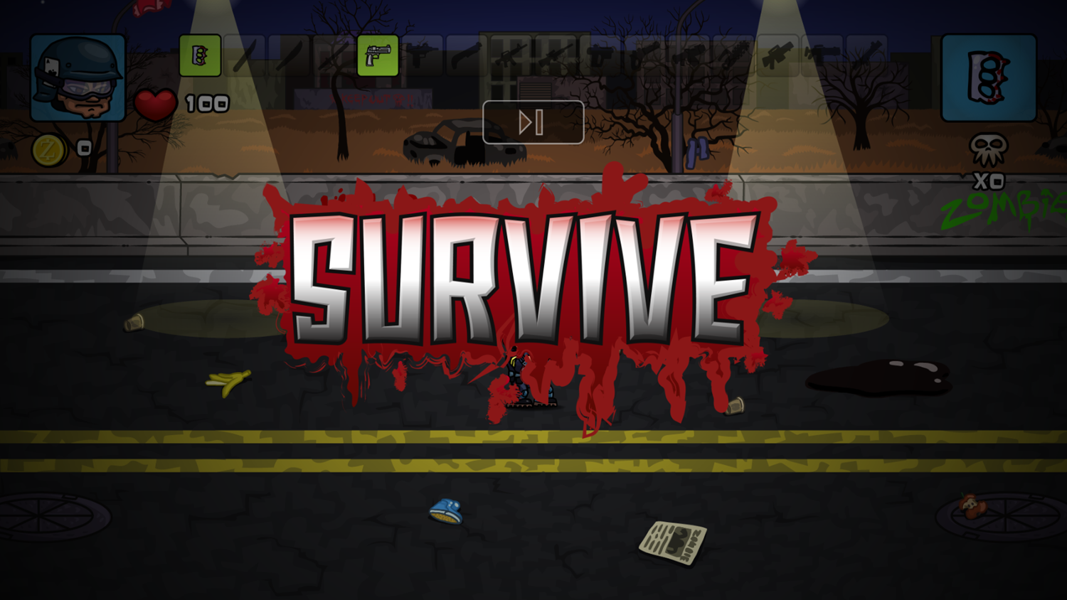 SWAT vs Zombies Game Survive Screenshot.