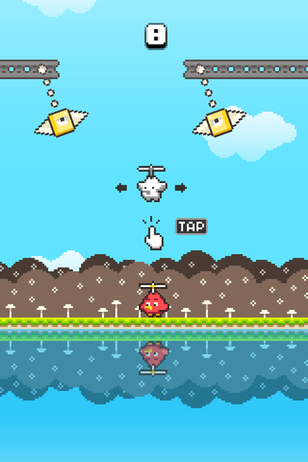 Swing Birds Game How To Play Screenshot.