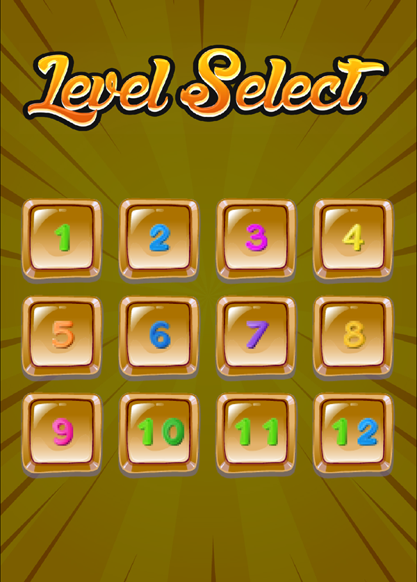 Swipescape Level Select Screenshot.