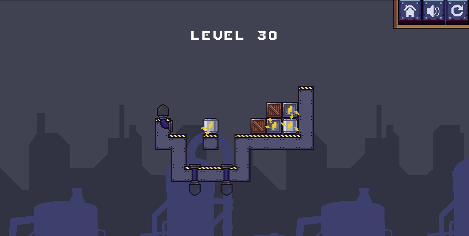 Switch It On Game Final Level Screenshot.