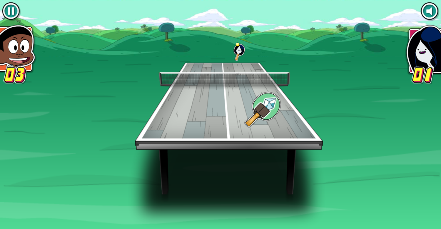 Table Tennis Ultra Mega Tournament Game Screenshot.