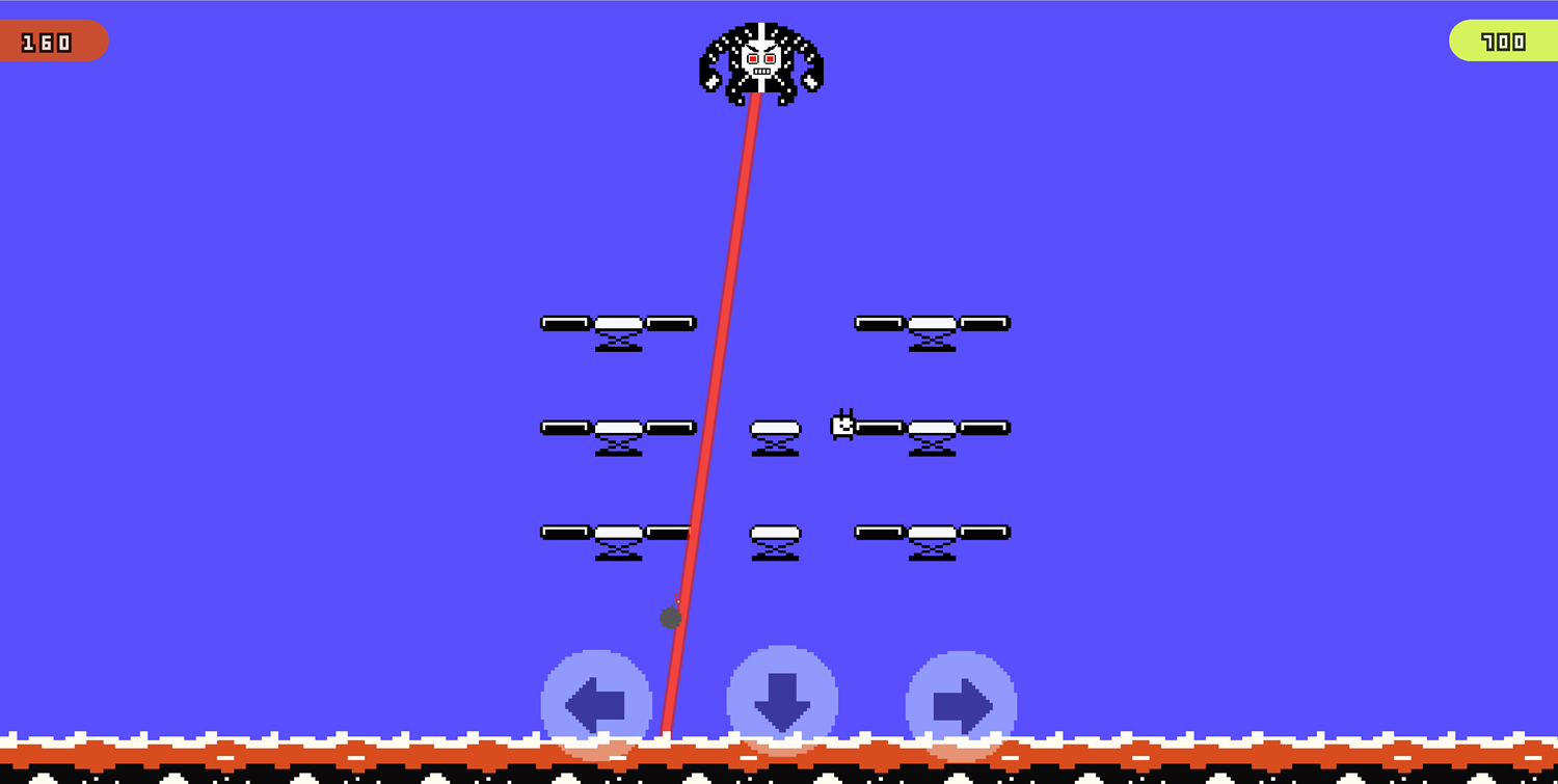 Tamachi Jump Game Laser Shot Screenshot.