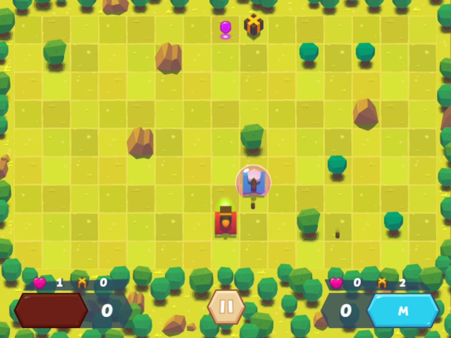 Tank Battle Game Play Screenshot.
