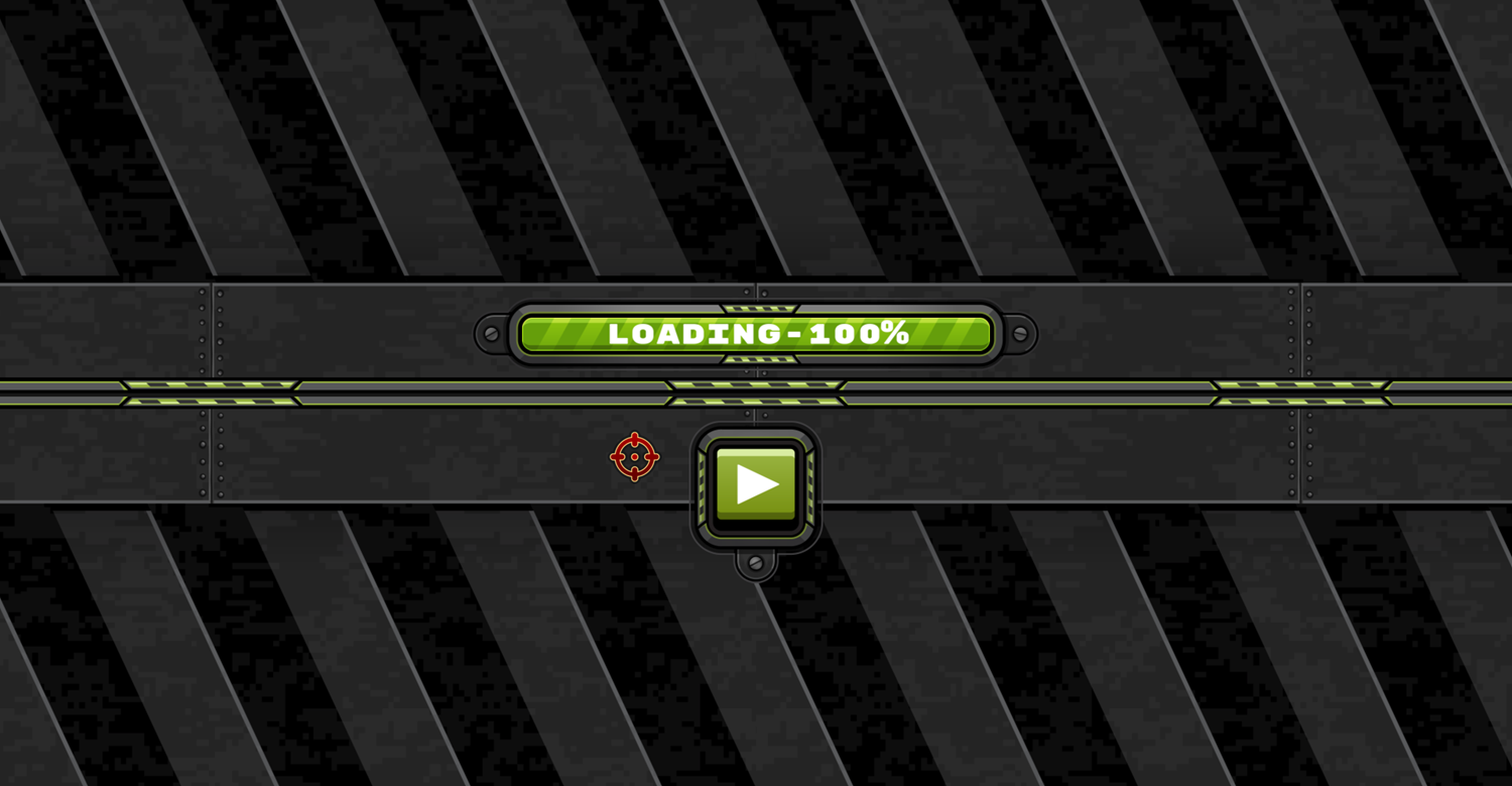 Tank Wars Game Welcome Screenshot.
