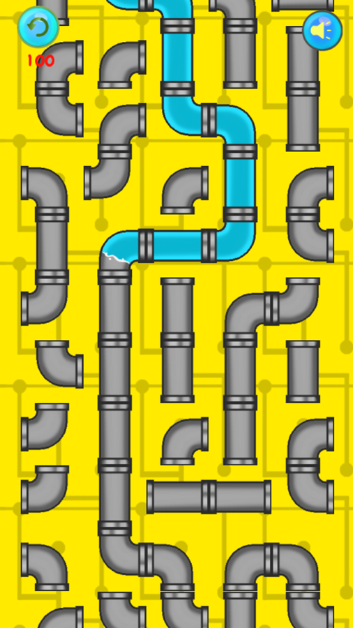 Tap Pipe Game Play Screenshot.