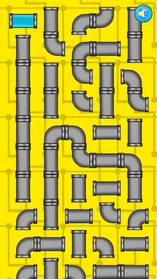 Tap Pipe Game Start Screenshot.