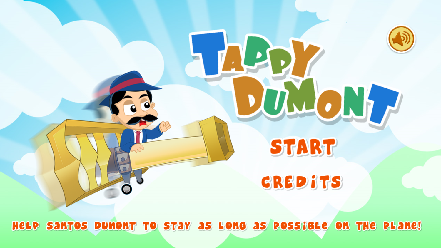 Tappy Dumont Game Welcome Screen Screenshot.