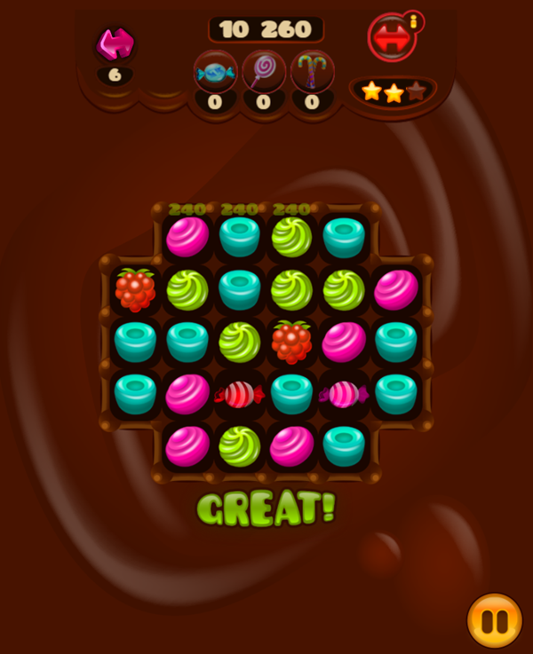 Tasty Jewel Game Combo Screenshot.