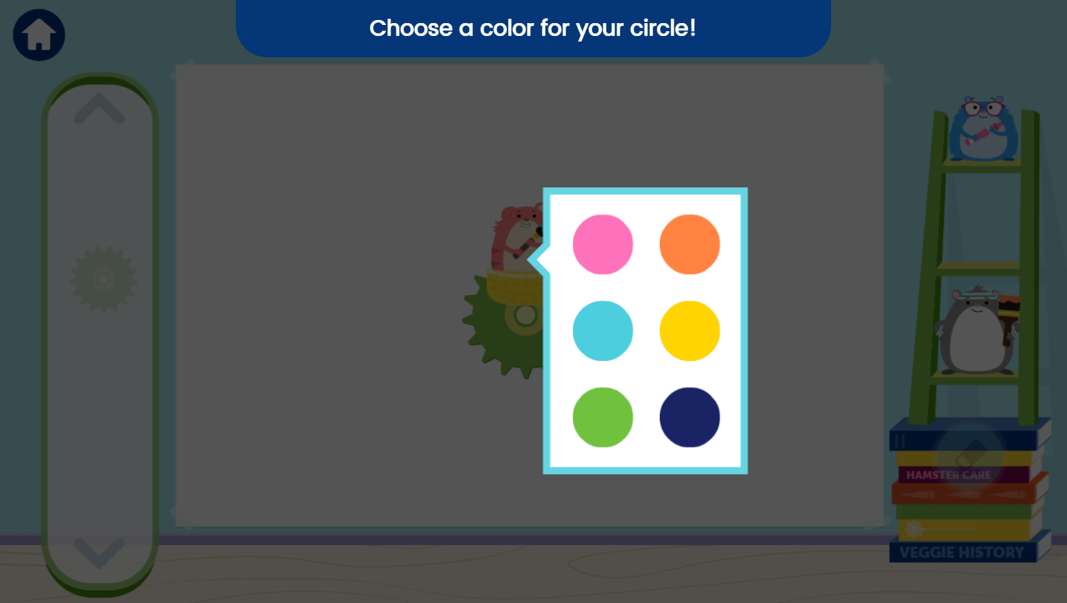 Team Hamster Power Painters Game Choose Color Screenshot.