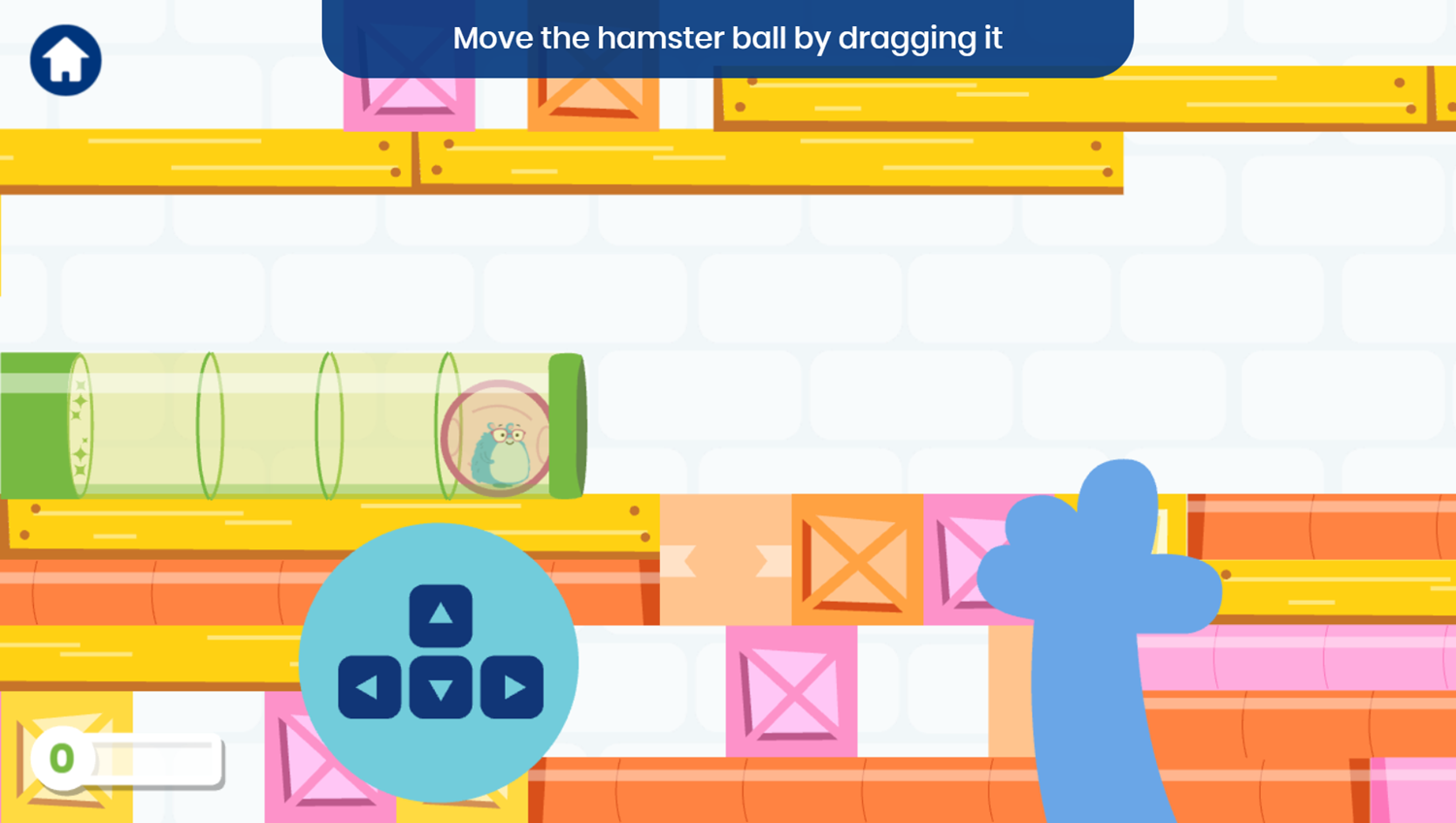 Team Hamster Roll to the Rescue Game How To Play Screenshot.