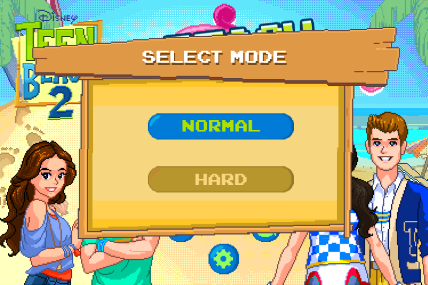 Teen Beach 2 Beach Bop Adventure Game Select Mode Screenshot.