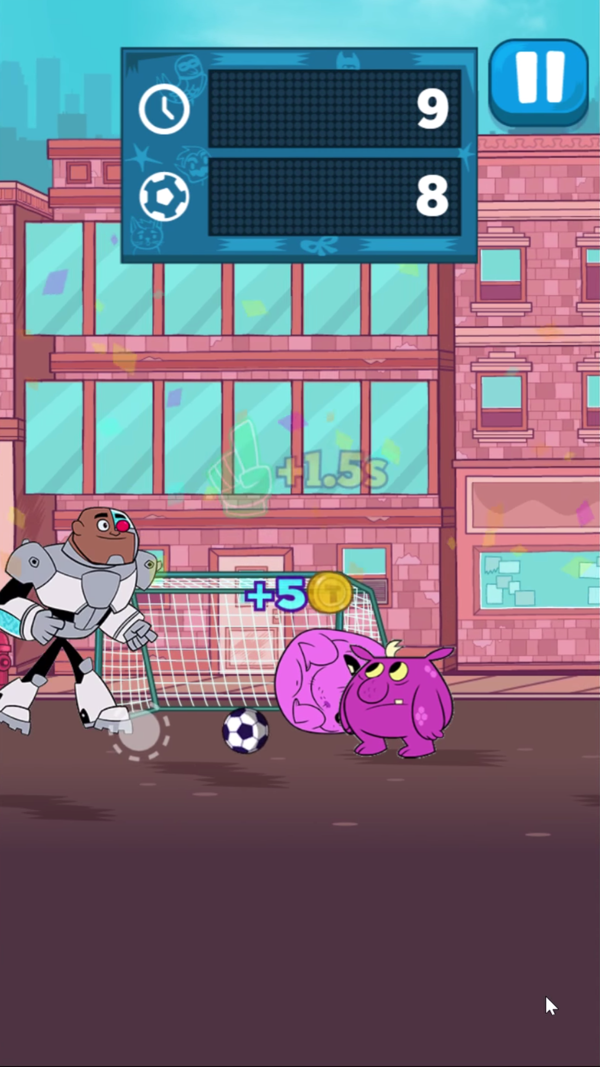 Teen Titans Cyborg Character Player Screenshot.