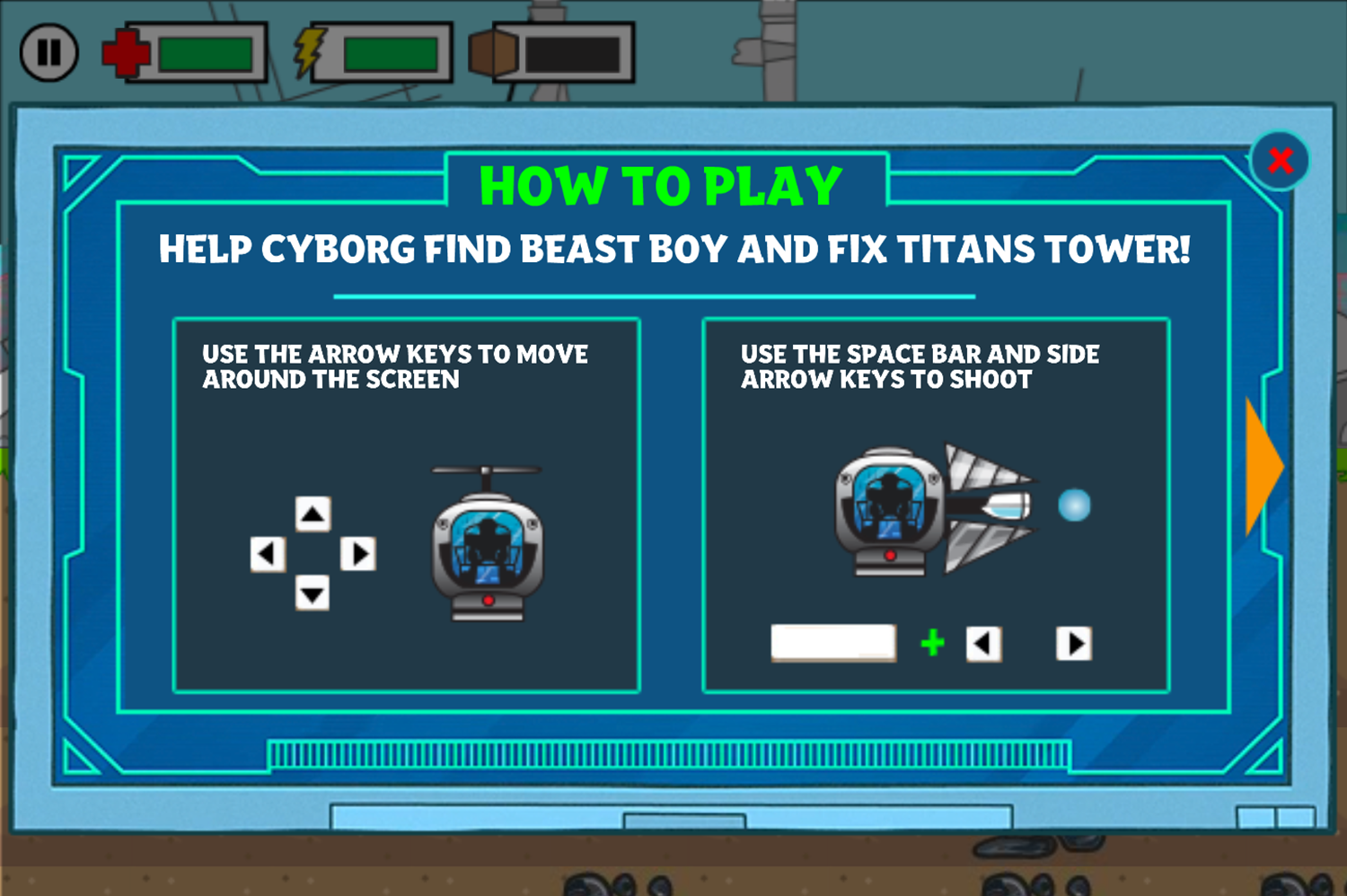 Teen Titans Go Drillionaire Game How To Play Screenshot.