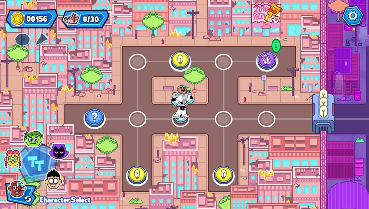 Teen Titans Go Jump City Rescue Game Boss Fight Completed Screenshot.
