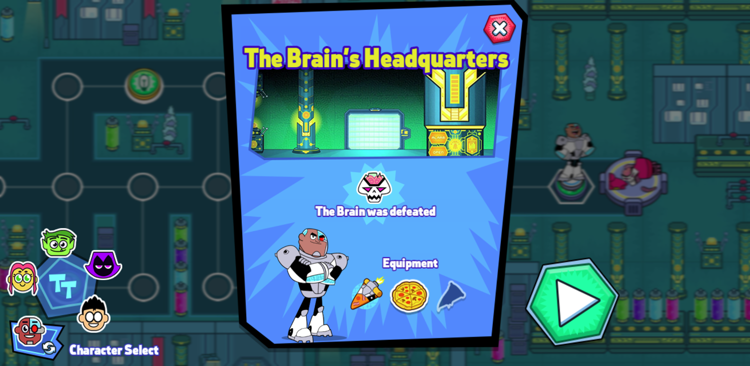 Teen Titans Go Jump City Rescue Game Final Boss Beat Screenshot.