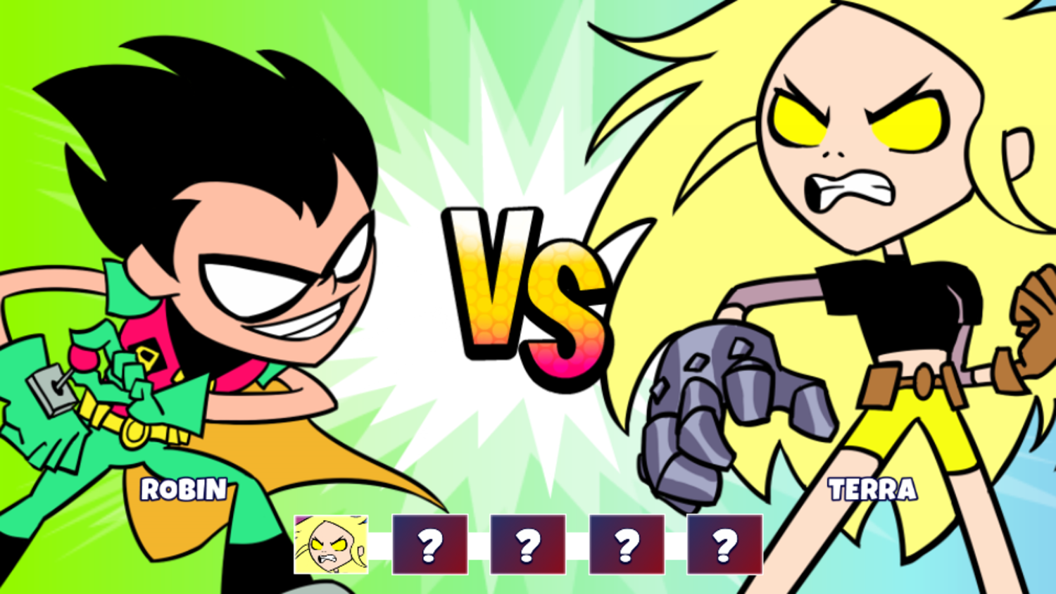 Teen Titans Go Jump Jousts 2 Game Match Start Screenshot.