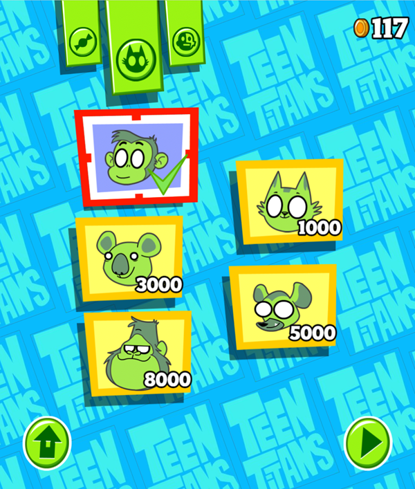 Teen Titans Go Animal Store Screenshot.