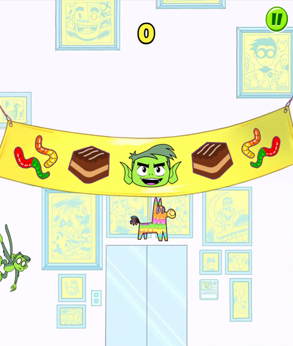 Teen Titans Go Game Screenshot.