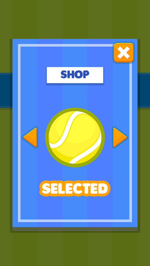 Tennis is War Game Shop Screenshot.