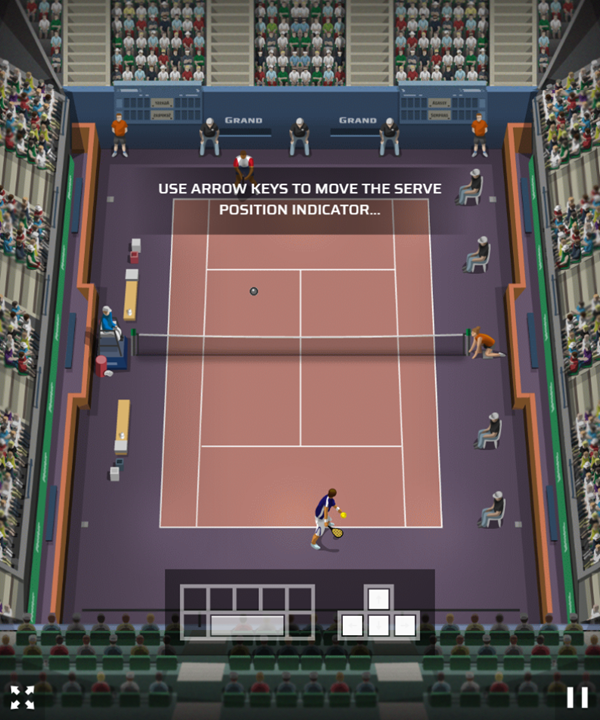 Tennis Open 2020 Game How To Play Screenshot.