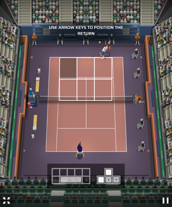 Tennis Open 2020 Game Play Tips Screenshot.