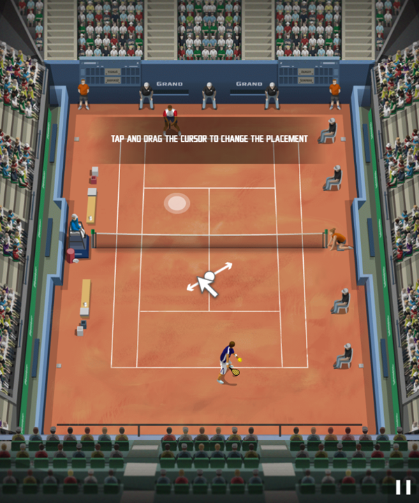 Tennis Open 2021 Game How To Play Screenshot.