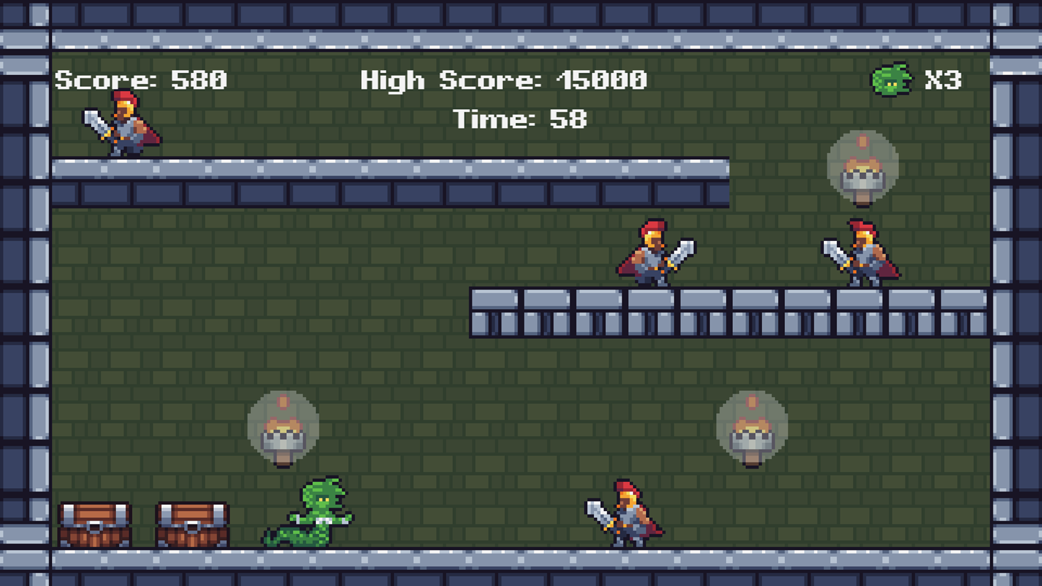 The Curse of Medusa Game Level Progress Screenshot.