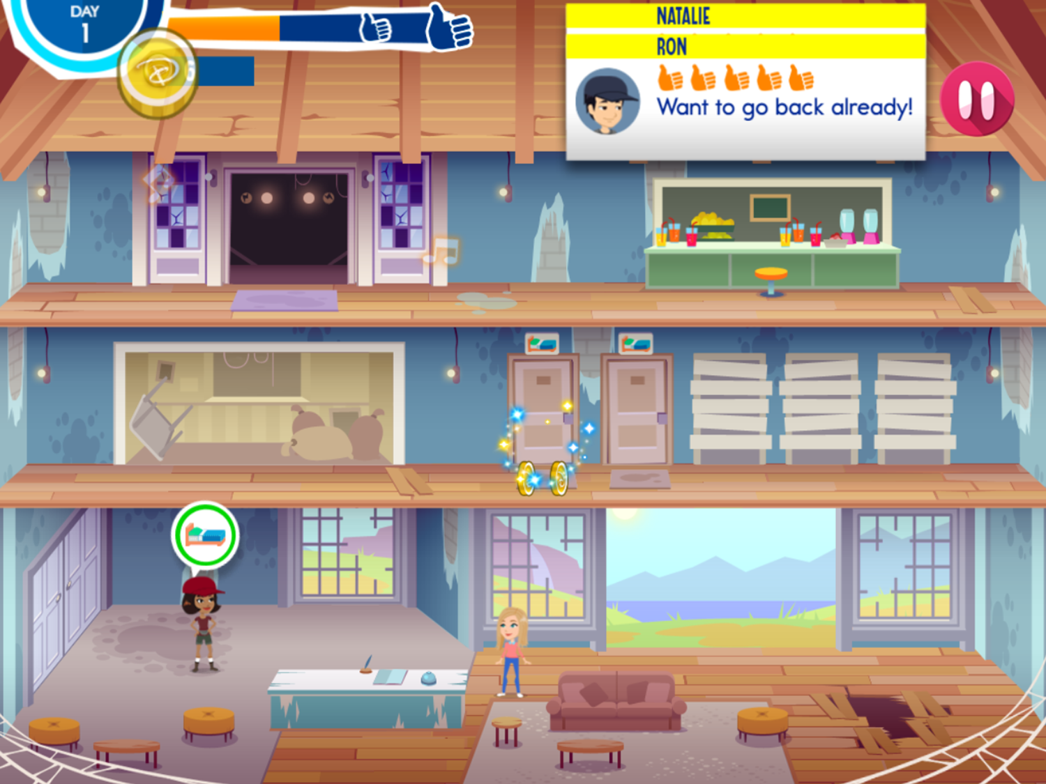 The Lodge Check In Game Getting Tip Screenshot.