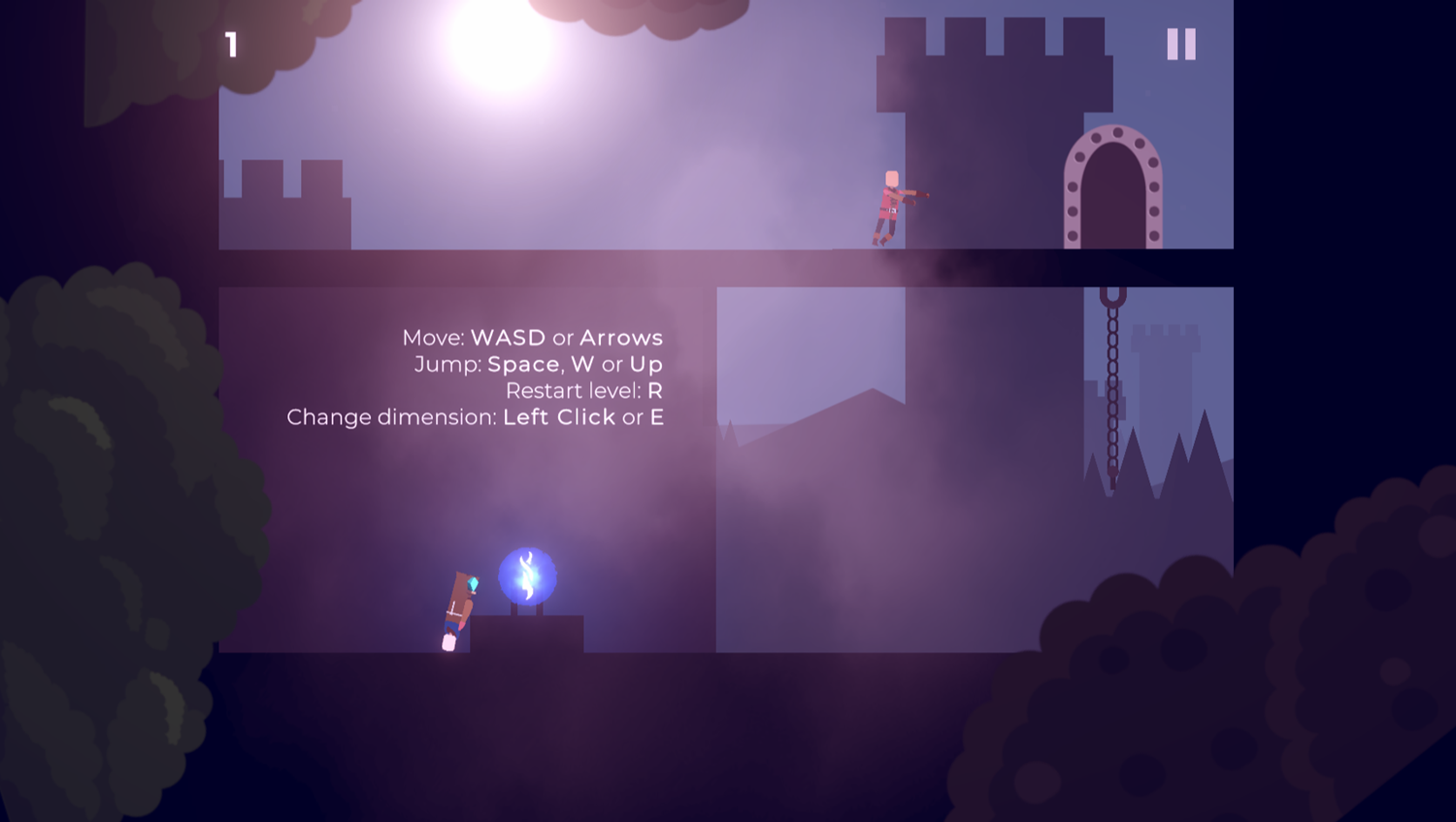 The Mage Game Level Complete Screenshot.