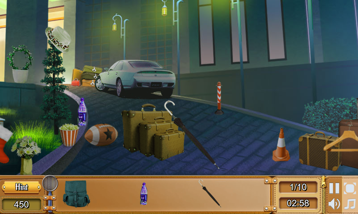 The Palace Hotel Game Level Play Screenshot.