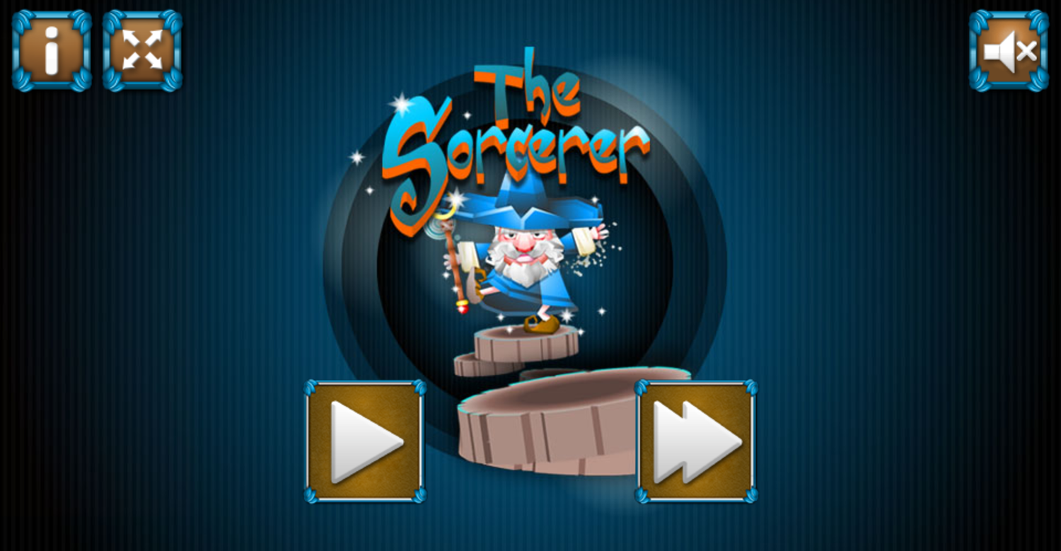 The Sorcerer Game Welcome Screenshot.